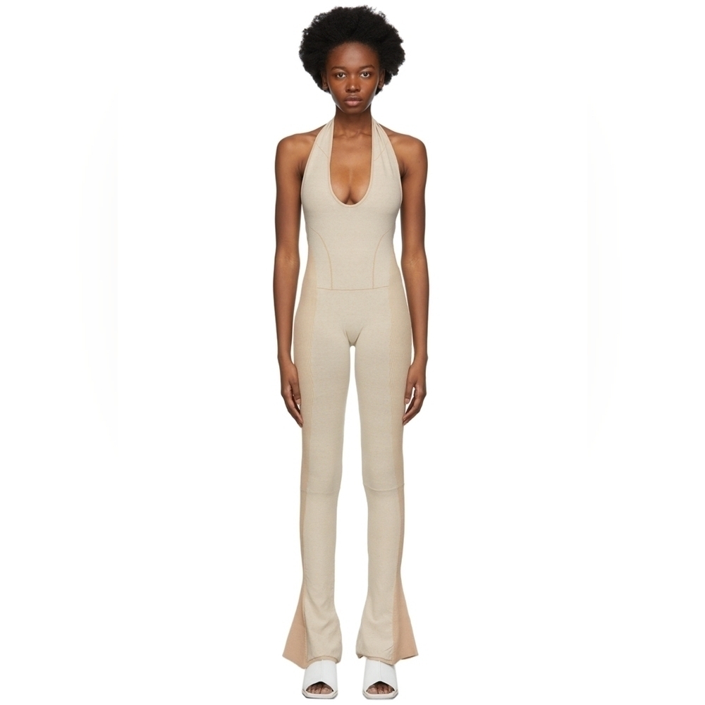 Jacquemus Beige 'La Combinaison Baunhila' Jumpsuit size XXS(34) BNWT